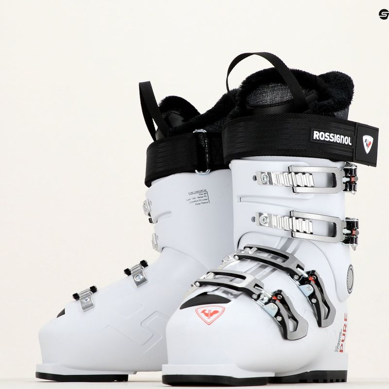 Women's ski boots Rossignol Pure Comfort 60 white/grey 7