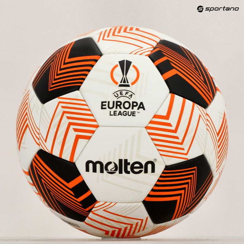 Molten football F5U5000-34 Fifa UEFA Europa League 23/24 white/orange size 5 5
