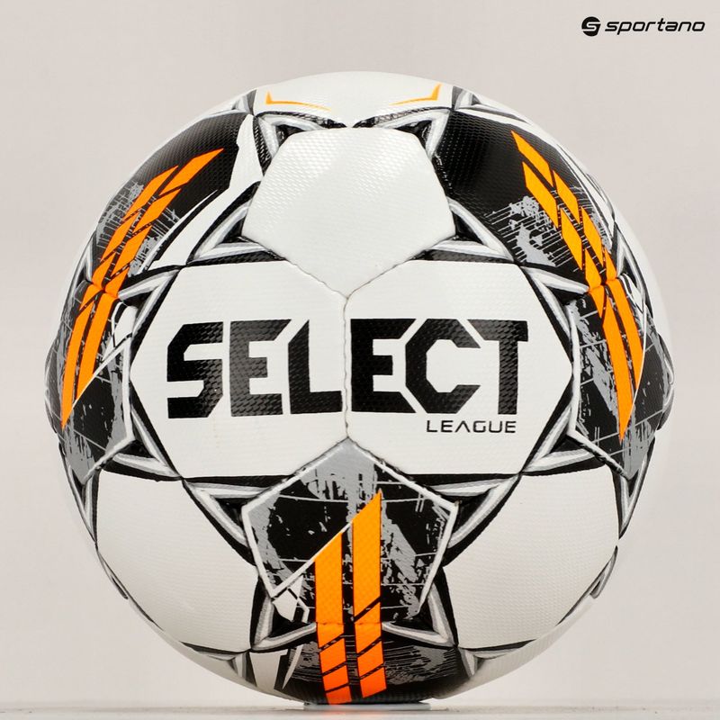 SELECT League football v24 white/black size 4 6