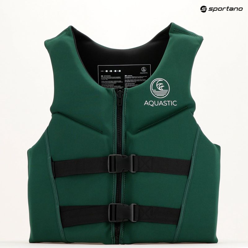 Men's belay vest AQUASTIC AQS-LVM green 12
