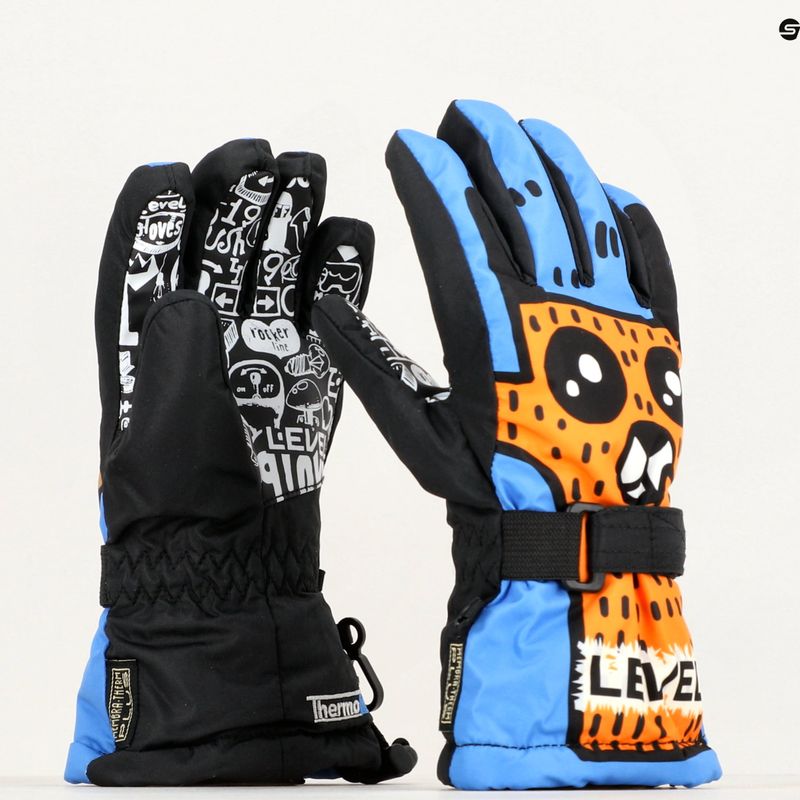 Level junior wood ski gloves 10