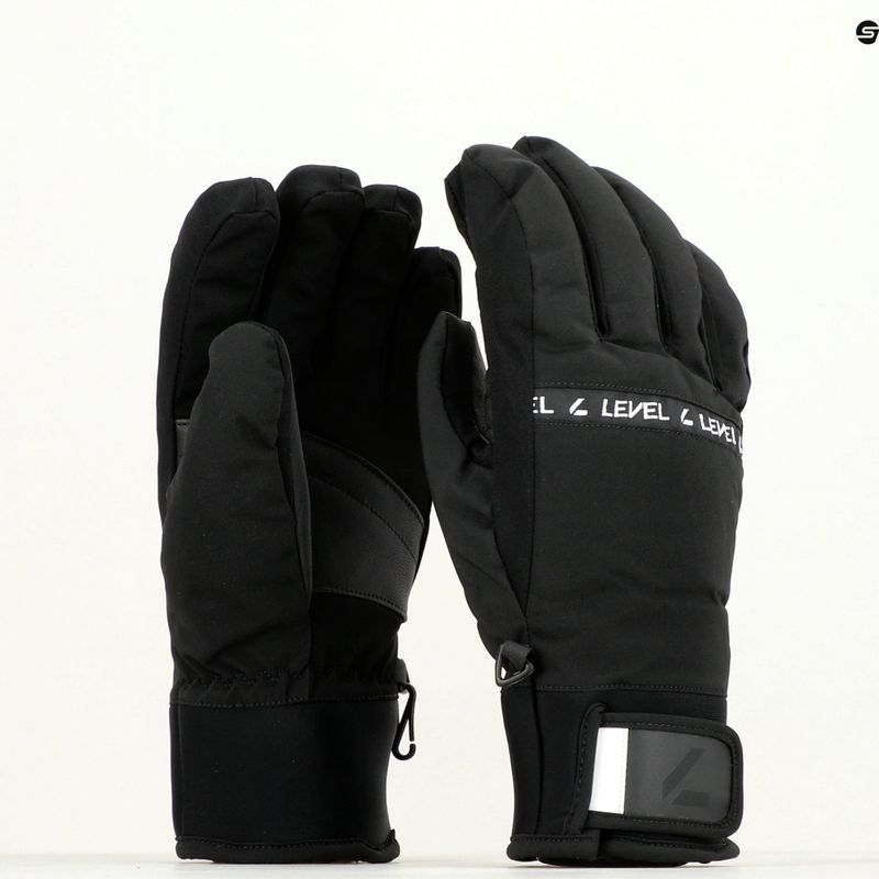 Men's ski gloves Level Hawk black 8