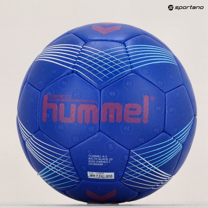 Hummel Storm Pro 2.0 HB blue/red handball size 2 5