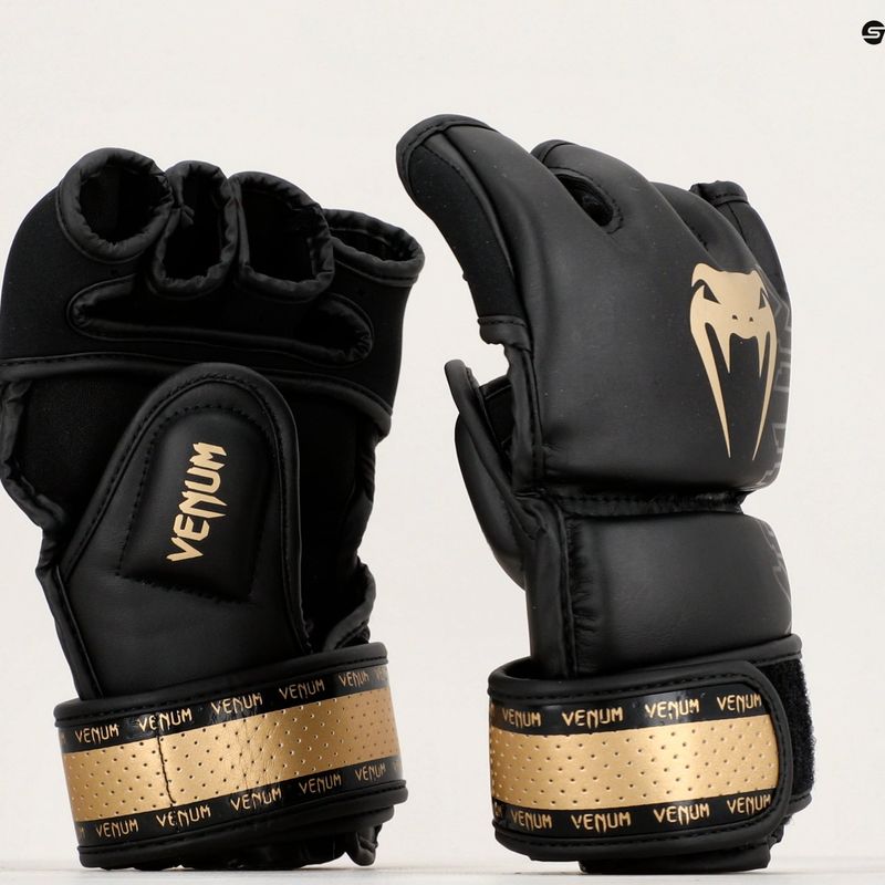 Venum Impact 2.0 black/gold MMA gloves 7