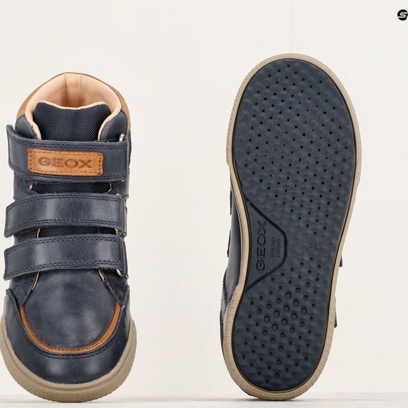 Geox Poseido navy/cognac children's shoes 15