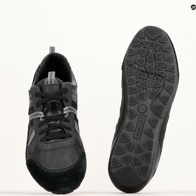 Geox Ravex black/anthracite shoes 15