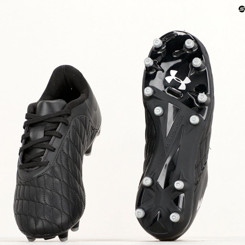 Children's football boots Under Armour Magnetico Select JR 3.0 FG black/metallic silver 8