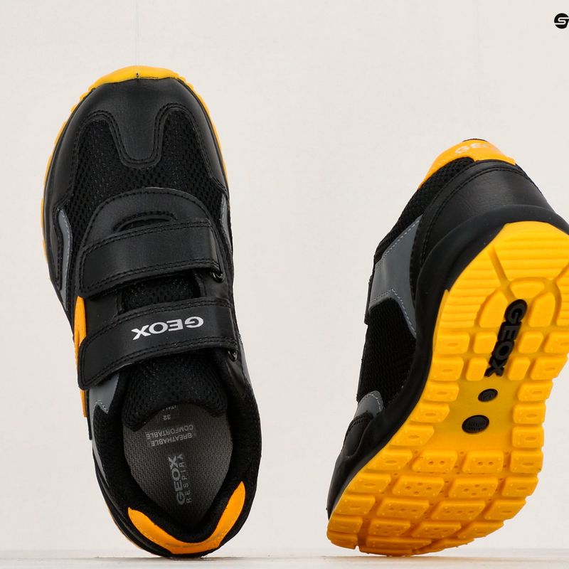Geox Pavel black/gold children's shoes 15