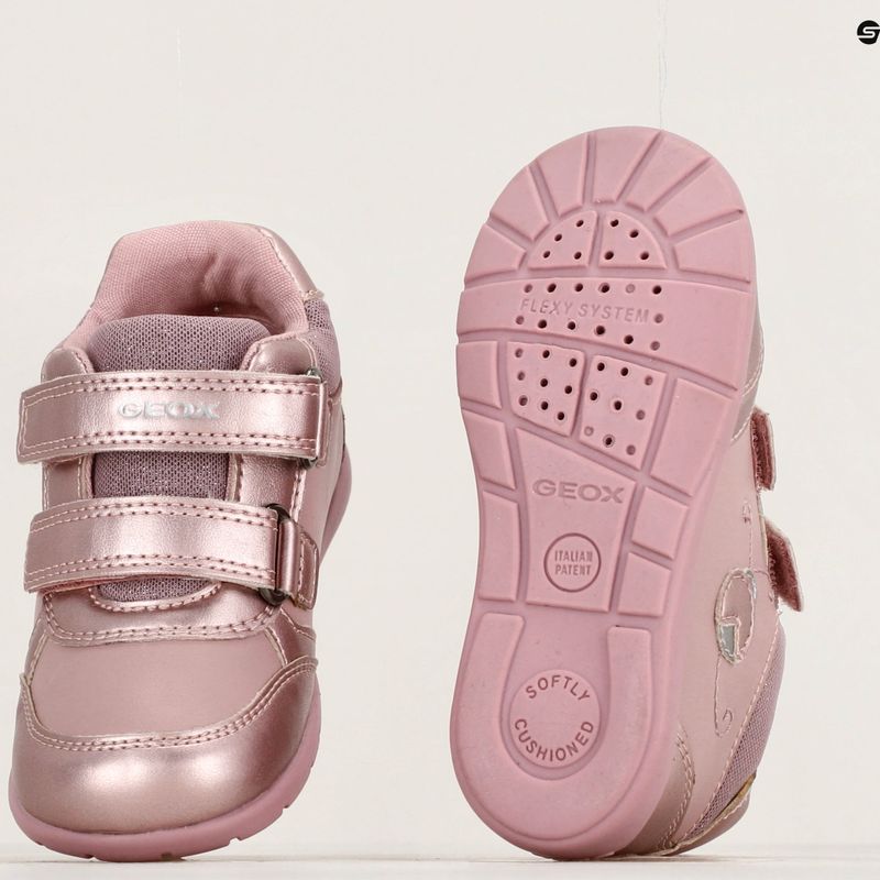 Geox Elthan rose/silver children's shoes 15