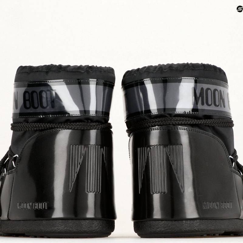 Women's Moon Boot Icon Low Glance black 9