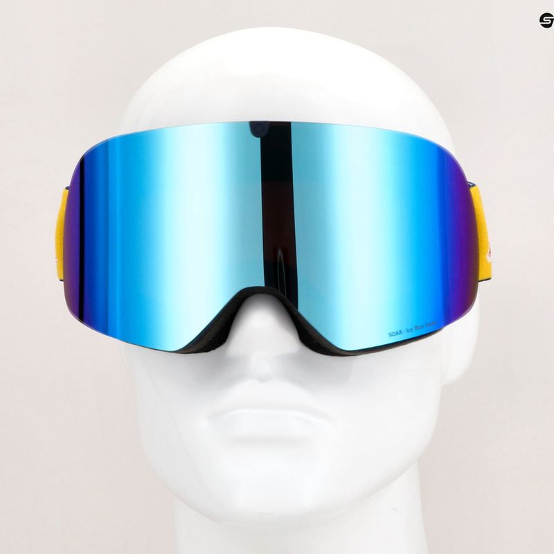 Red Bull SPECT Soar S3 matt dark blue/grey/ice blue mirr/ice blue snow ski goggles 4
