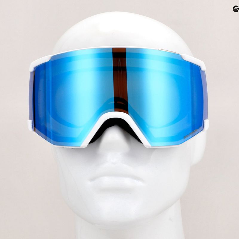 Salomon S/View ski goggles white/mid blue 3