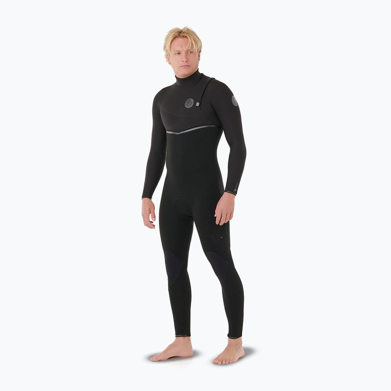 Men's wetsuit Rip Curl E-Bomb 4/3 mm Zip Free black 3