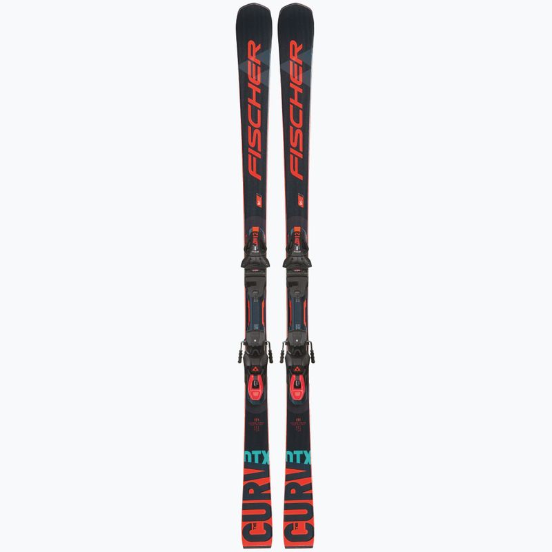 Fischer The Curv DTX MT + RSX Z12 PR downhill skis black A08221 T30421 10