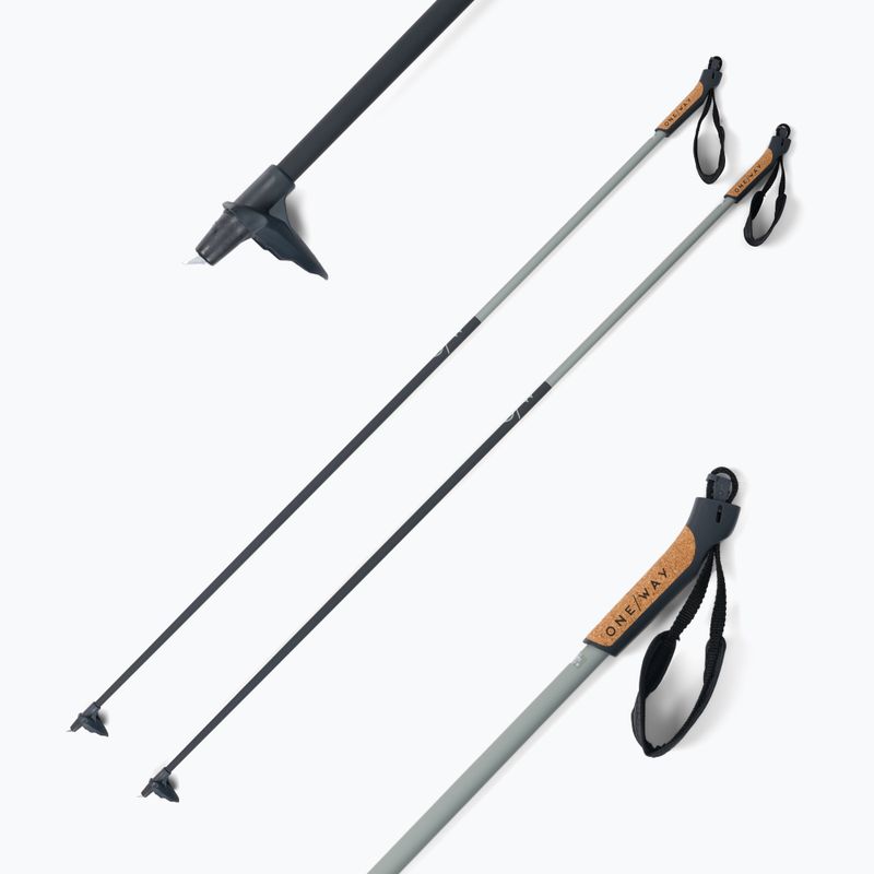 One Way Diamond 3 grey cross-country ski poles OZ43321 5