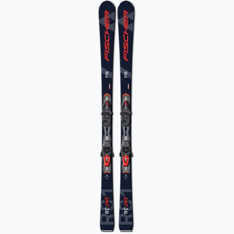 Downhill skis Fischer RC ONE F18 AR + RS 11 PR black A32421 T40221 10
