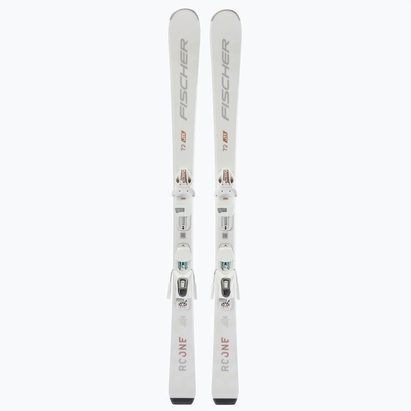 Women's downhill skis Fisher RC ONE LITE 72 SLR + RS9 SLR white P15221
