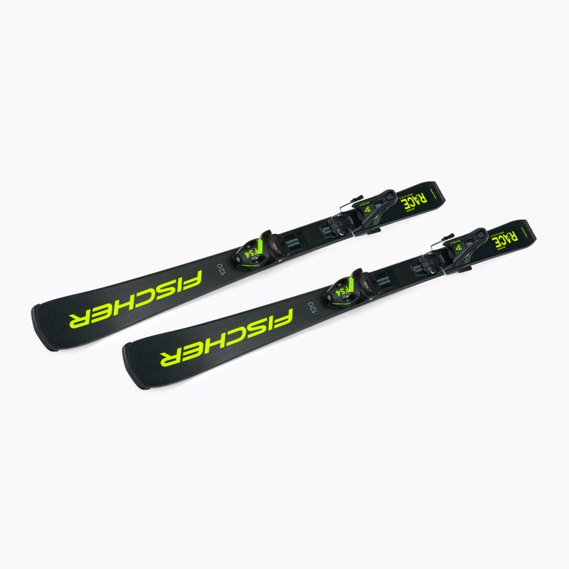 Children's downhill skis Fischer RC4 Race Jr + FS4 CA Jrs black A19422 T80622 4
