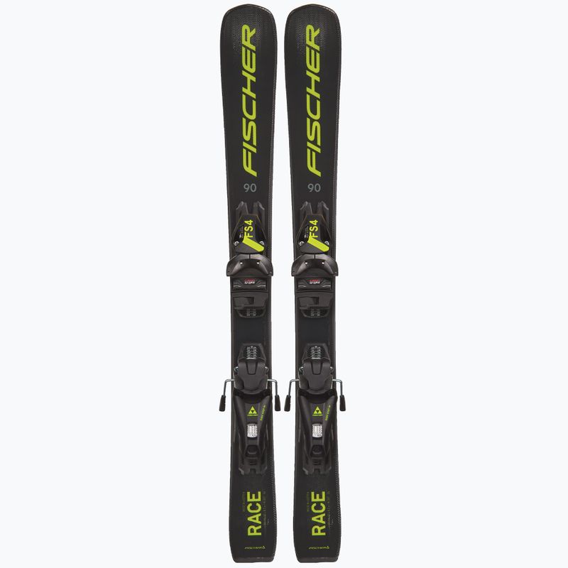 Children's downhill skis Fischer RC4 Race Jr + FS4 CA Jrs black A19422 T80622 10