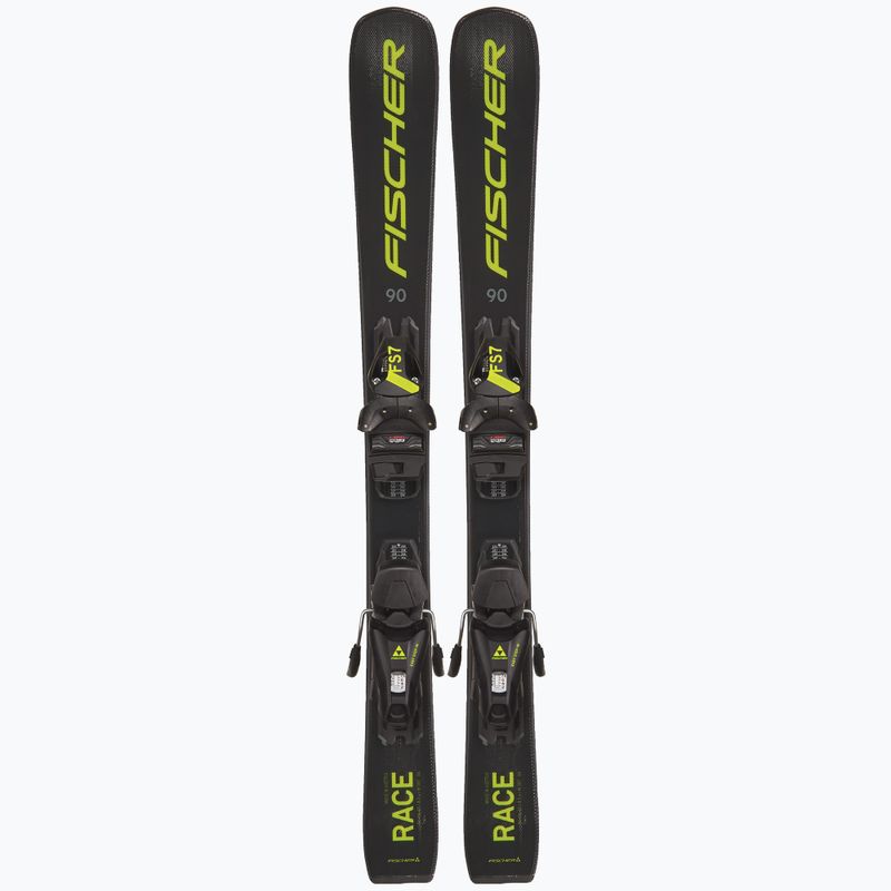 Children's downhill skis Fischer RC4 Race Jr Jrs + FS7 CA Jrs black A19522 T80222 10