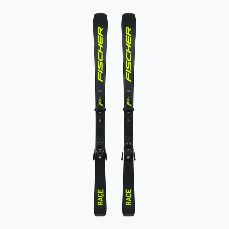 Children's downhill skis Fischer RC4 Race Jr Jrs + FS7 CA Jrs black A19522 T80222
