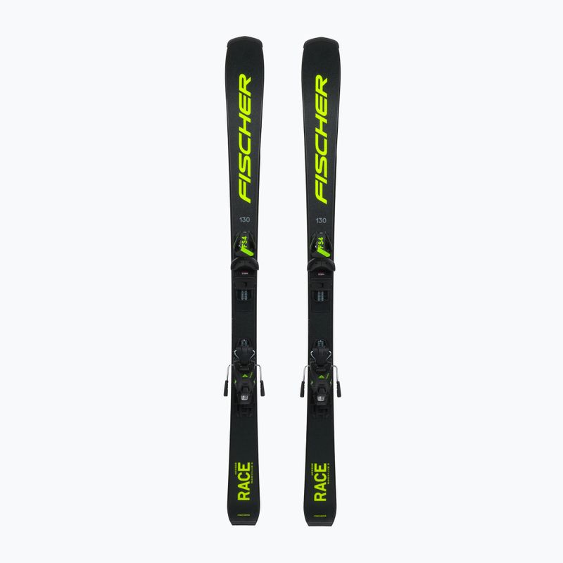 Children's downhill skis Fischer RC4 Race Jr Jrs + FS4 CA Jrs black A19522 T80622