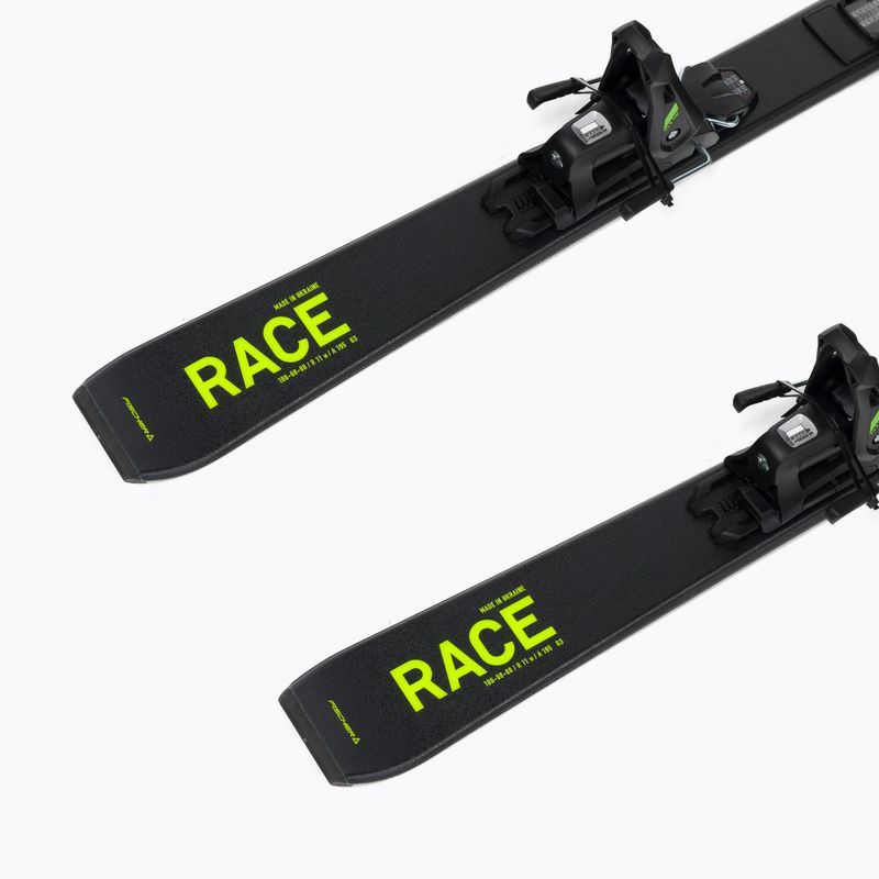 Children's downhill skis Fischer RC4 Race Jr Jrs + FS4 CA Jrs black A19522 T80622 9