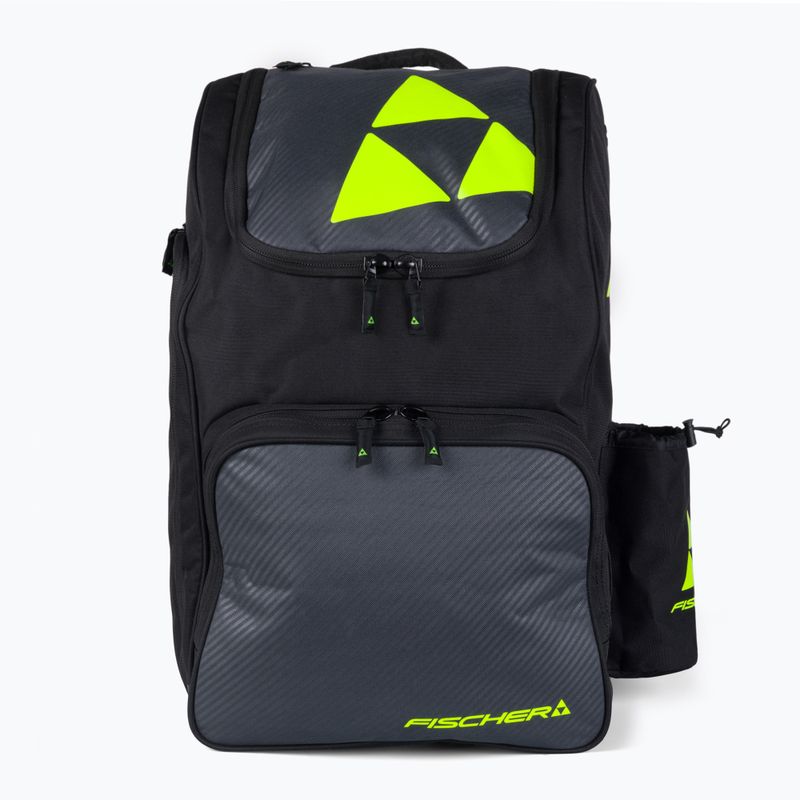 Fischer Backpack Race ski backpack black and yellow