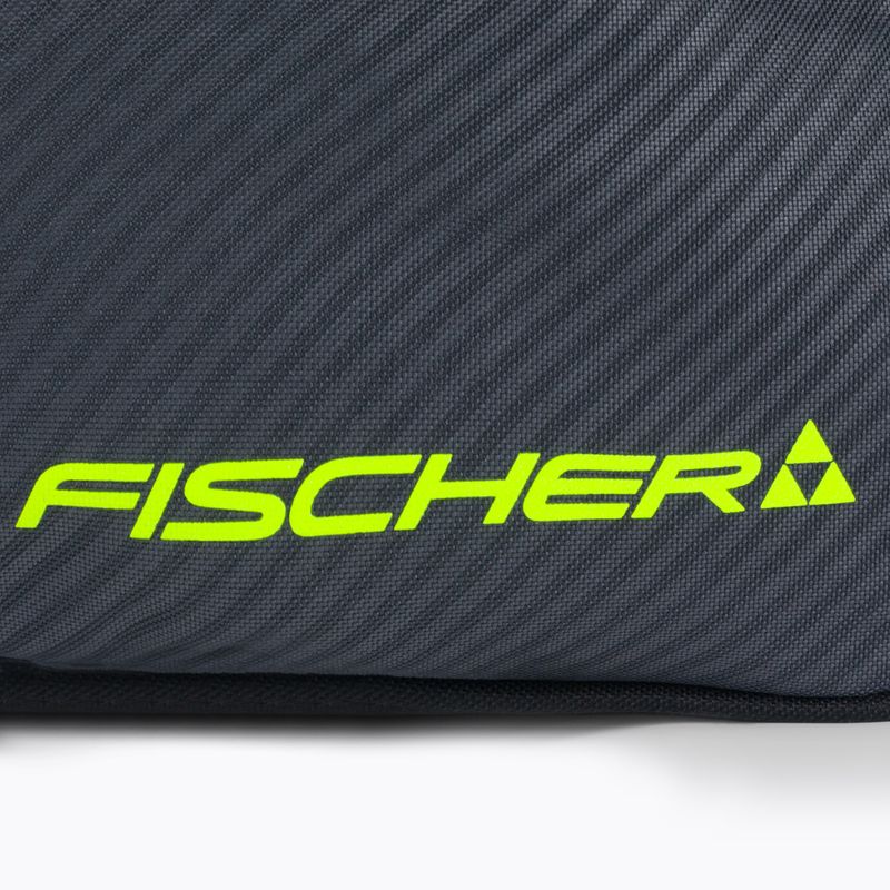 Fischer Backpack Race ski backpack black and yellow 4