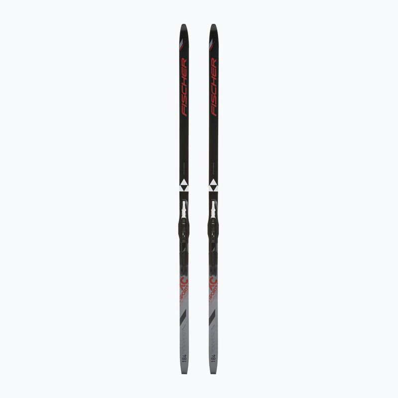 Fischer Sports Crown EF Mounted cross-country skis black and silver NV44022