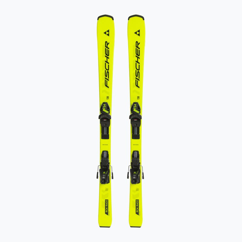 Children's downhill skis Fischer RC4 Race Jr Jrs (130) + FS 4 CA Jrs