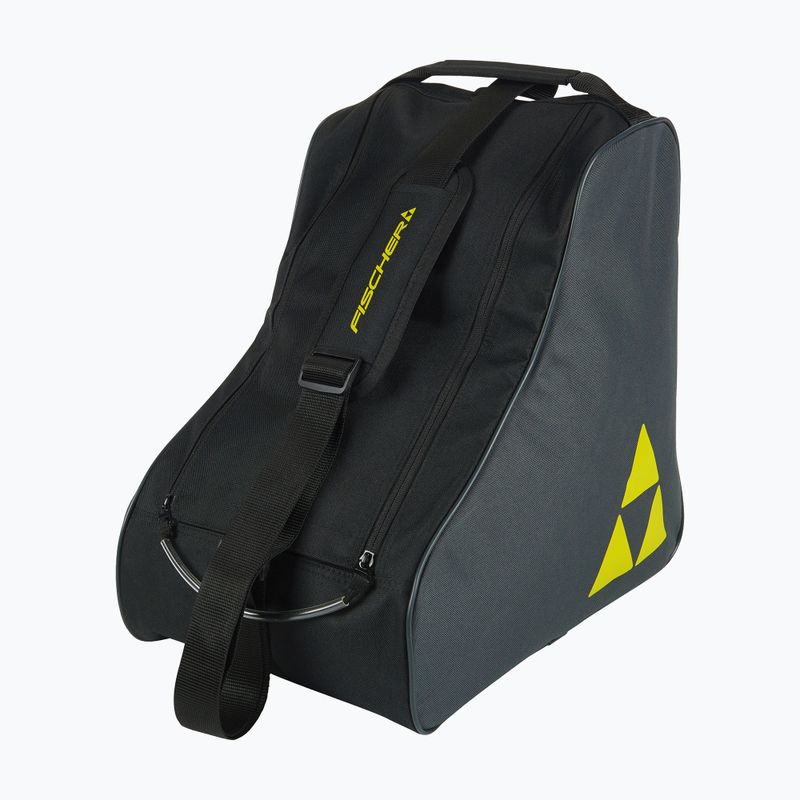 Ski boot bag Fischer Bootbag Nordic Eco 38 l black/grey/yellow 2