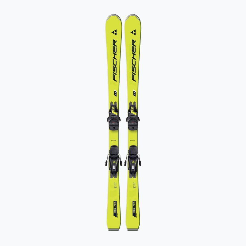 Children's downhill skis Fischer RC4 Pro Jrs + bindings FS7 GW CA Jrs