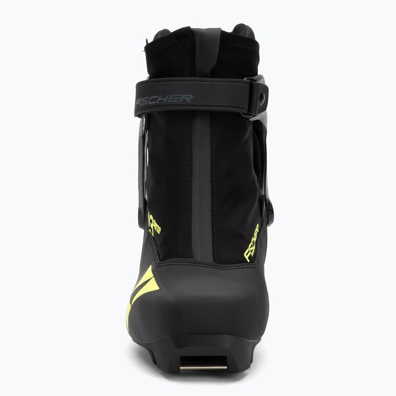 Fischer RC3 Skate black/yellow cross-country ski boots 3
