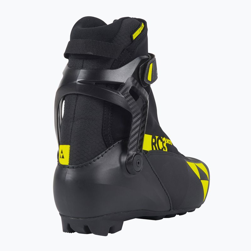 Fischer RC3 Skate black/yellow cross-country ski boots 4