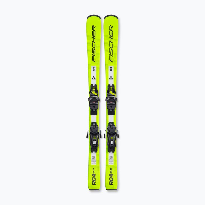 Children's alpine skis Fischer RC4 Race Jr Jrs (70-90) + bindings FS4 GW CA Jrs