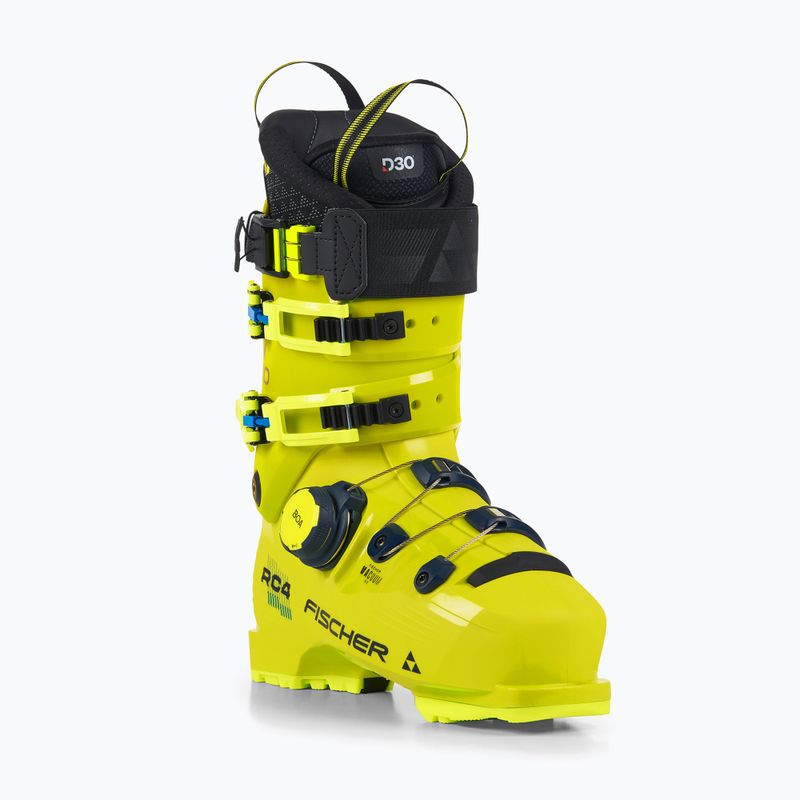Men's ski boots Fischer RC4 130 LV VAC BOA yellow