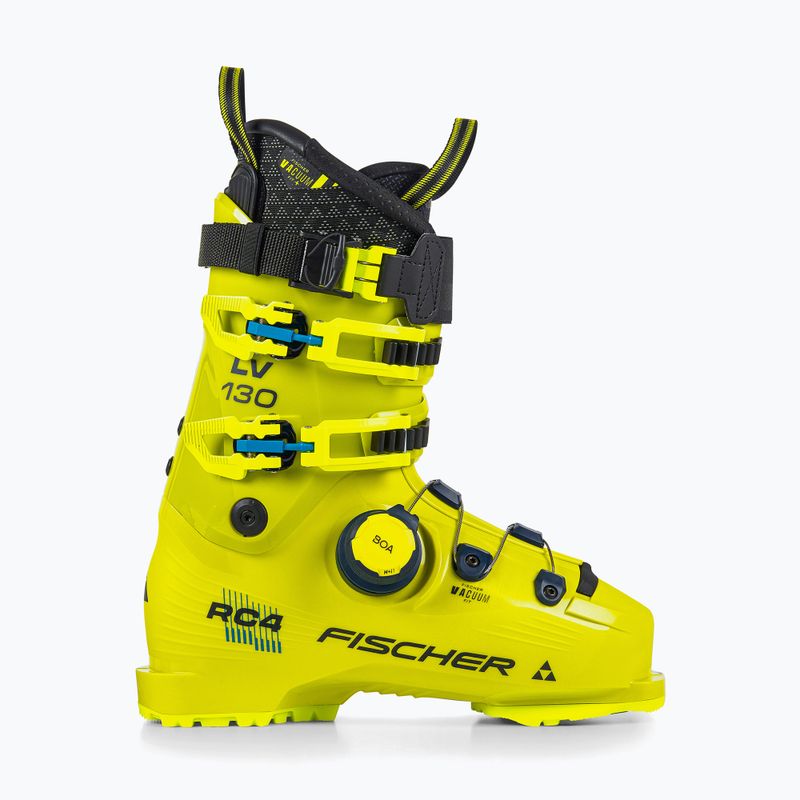 Men's ski boots Fischer RC4 130 LV VAC BOA yellow 2