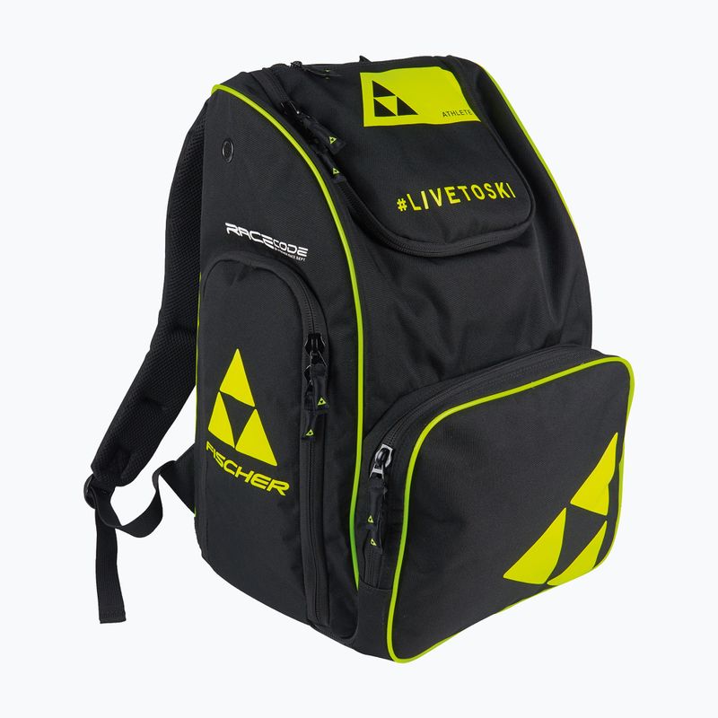 Ski backpack Fischer Backpack Race 55 l black/yellow