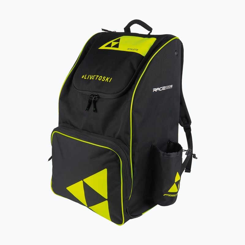 Ski backpack Fischer Backpack Race 70 l black/yellow