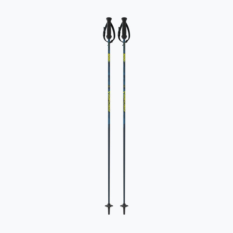 Ski poles Fischer RC4 Noize grey / blue 7