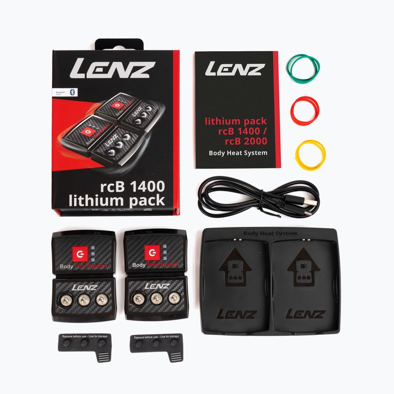 Battery packs for socks and gloves Lenz Lithium Pack Rcb 1400 2 pcs 10