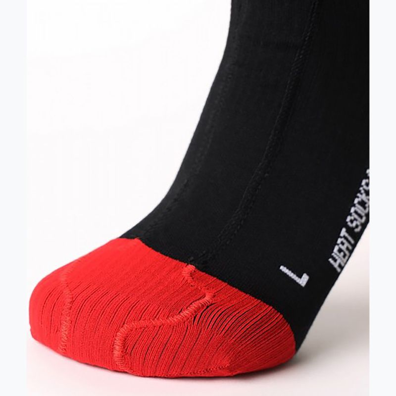 Ski socks Lenz Heat Sock 6.1 Toe Cap Compression black 3