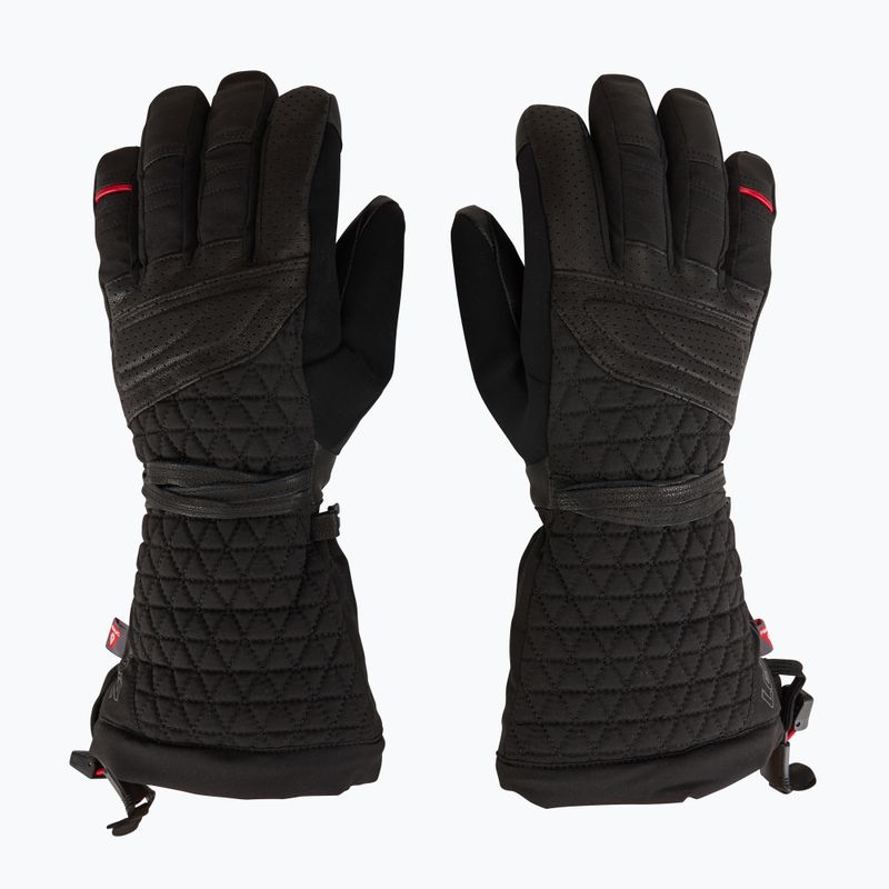 Women's ski glove Lenz Heat Glove 6.0 Finger Cap black 3