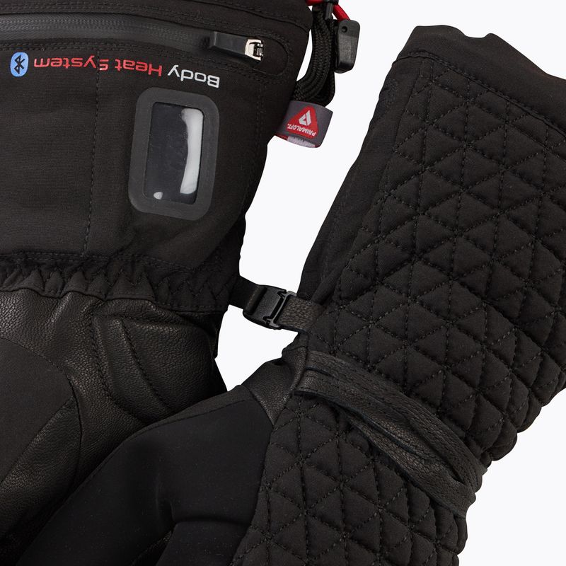 Women's ski glove Lenz Heat Glove 6.0 Finger Cap black 6