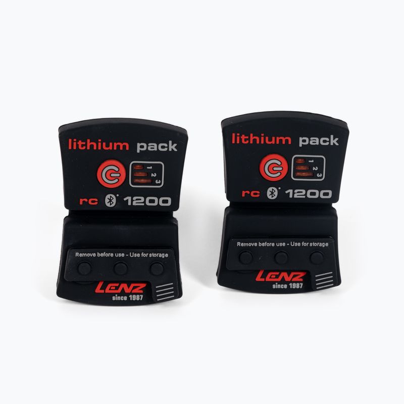 Lenz Set Of Heat Sock 5.0 Toe Cap + Lithium Pack RCB black 1200 9