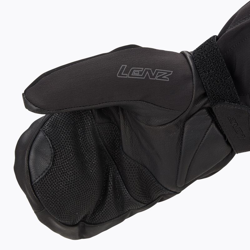 Lenz Heat Glove 6.0 Finger Cap Mittens black 5