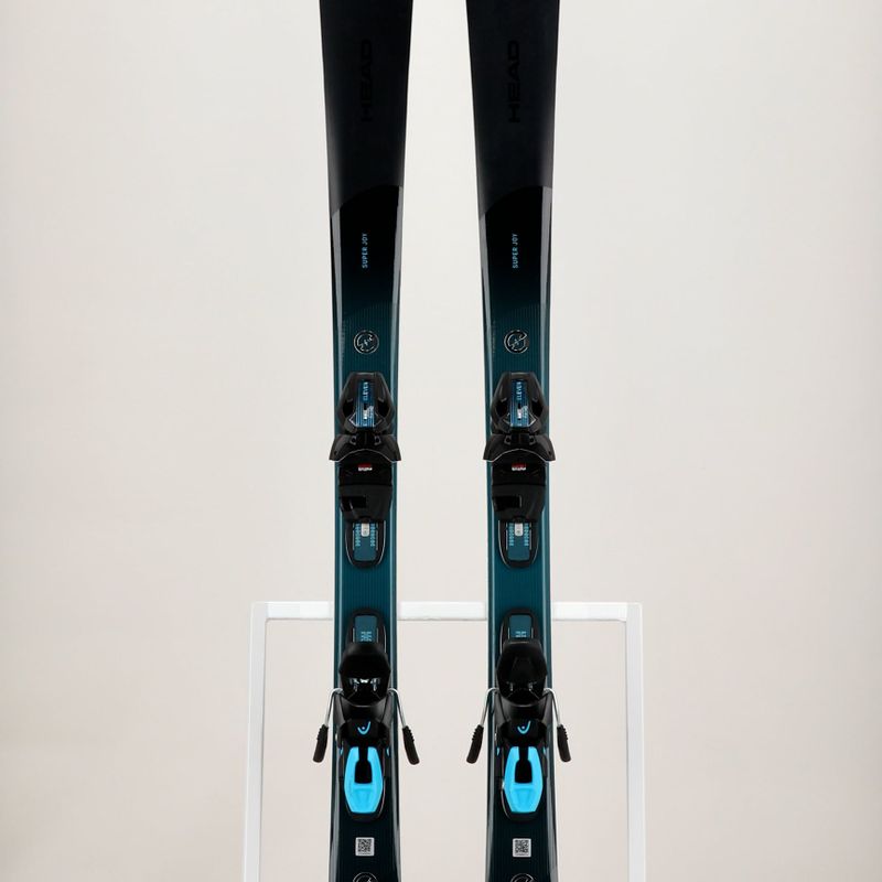 Women's Downhill Ski HEAD e-super Joy SW SLR Joy Pro + Joy 11 black/blue 7