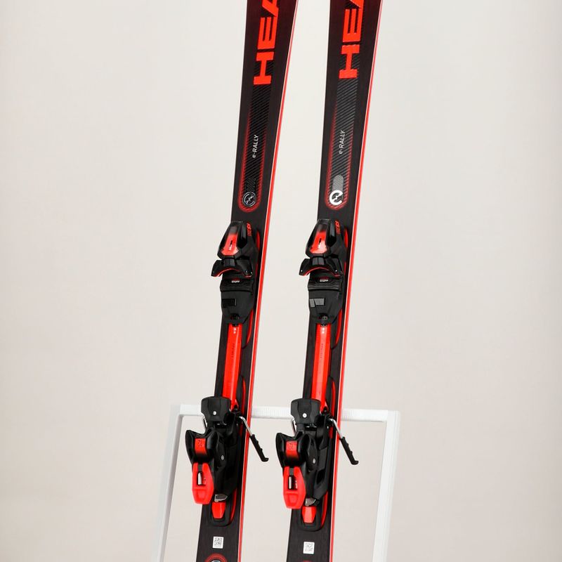 HEAD Supershape e-Rally SW SF-PR + PRD 12 black/neon red downhill ski 7
