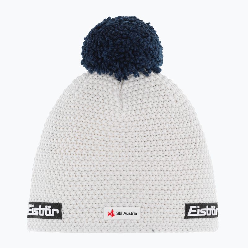 Eisbar Jamie Pompon Ska winter beanie white/dark cobalt